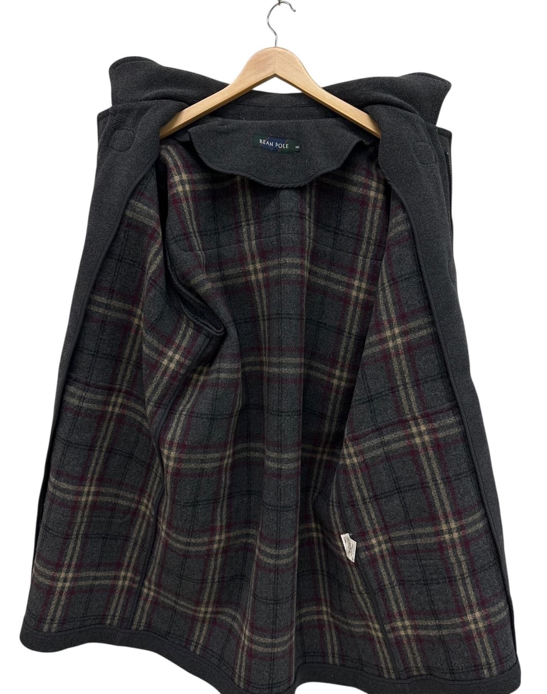 빈폴 울 떡볶이 더플코트 웜차콜 (L) 상품이미지9