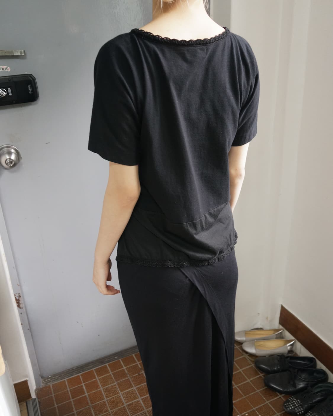 꼼데가르송 트리콧 레이스 티셔츠 상품이미지2