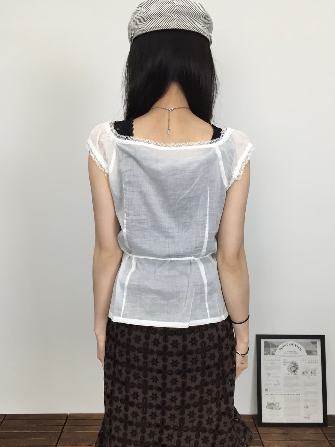 Jpn Fairycore Sleeveless Ruffle Shirts 상품이미지2