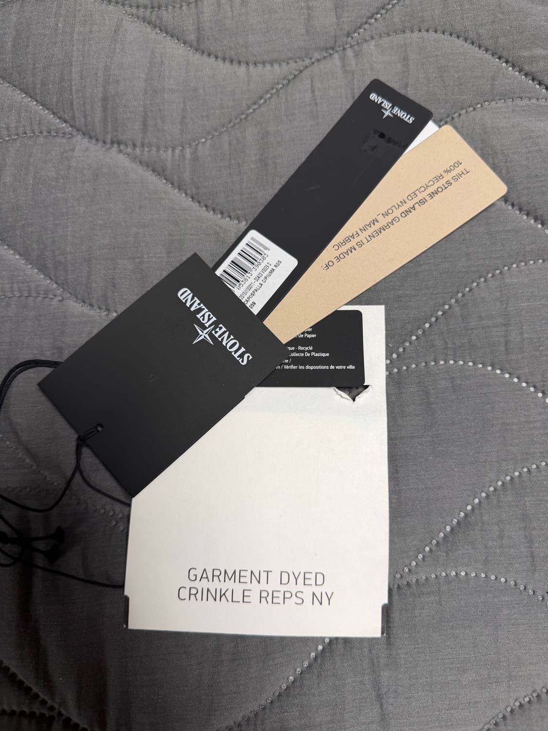 스톤아일랜드 크링클랩스 블랙 스몰 상품이미지5