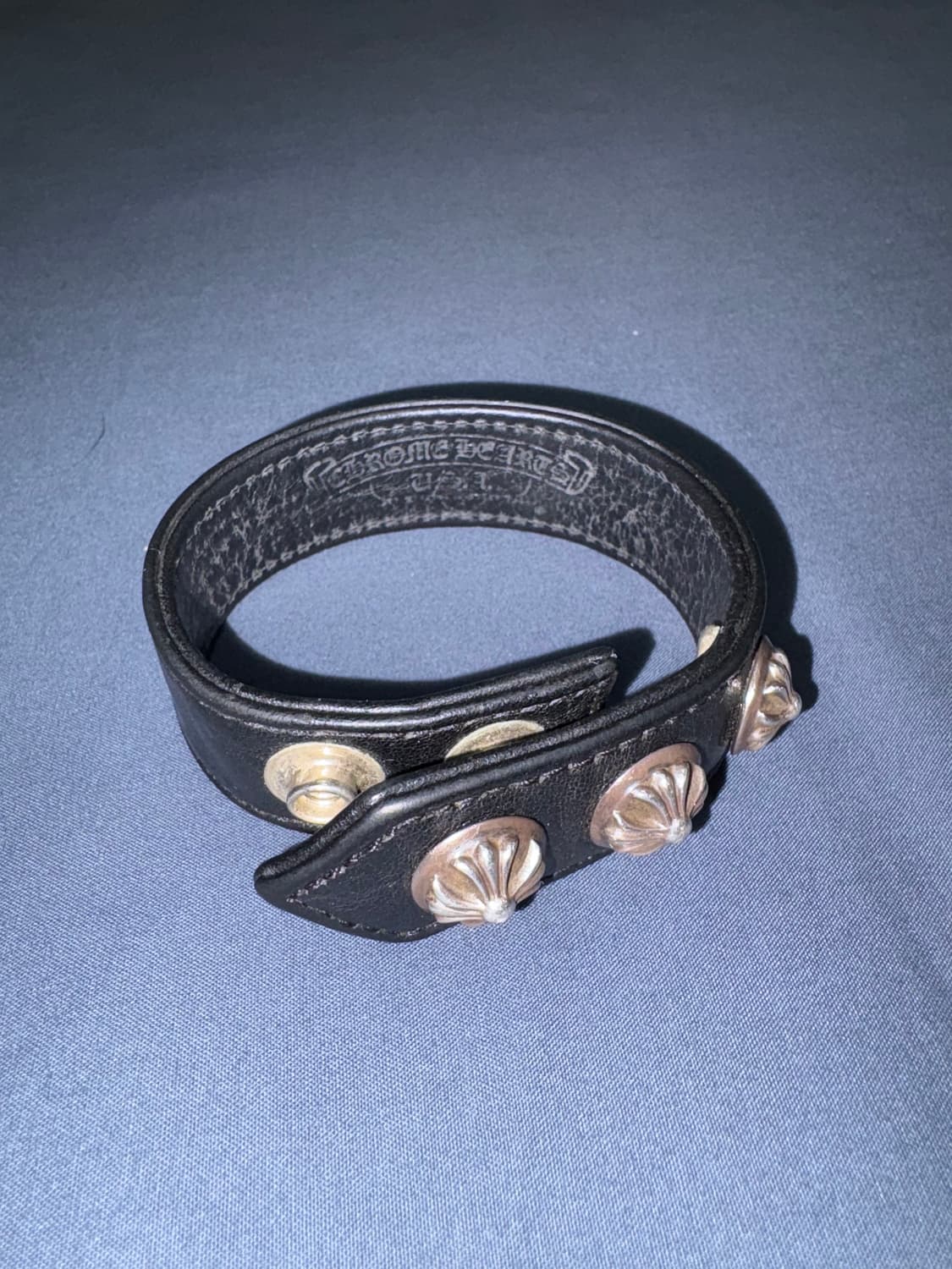 크롬하츠 레더 팔찌 상품이미지1