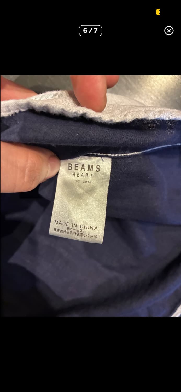 M) 빔즈 하트 반팔셔츠 상품이미지6