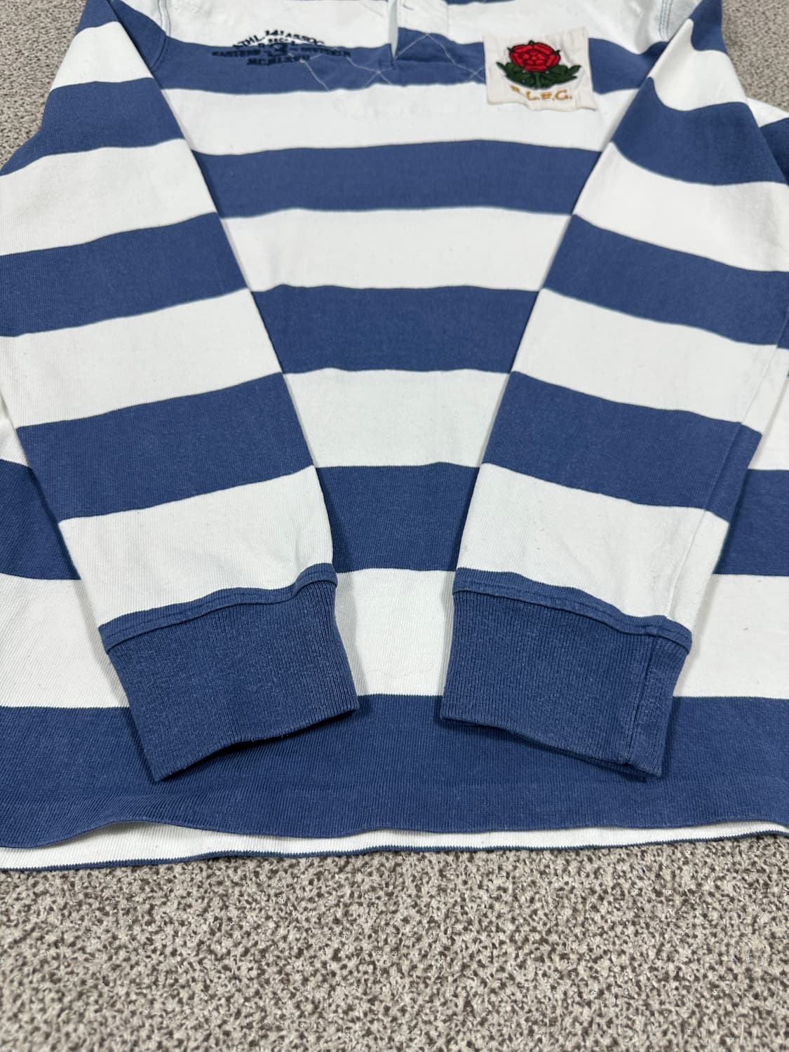 스트라이프 럭비티 긴팔R.L.F.C M사이즈 상품이미지6