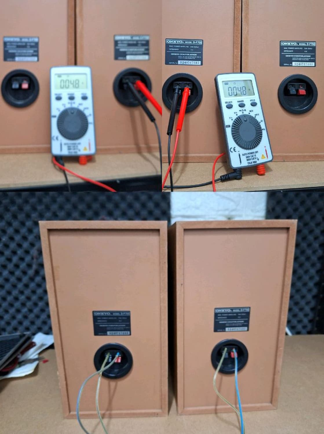 온쿄 d-f700 빈티지 스피커 1조/ 레트로 오디오 앤틱 인테리어 카페 상품이미지6