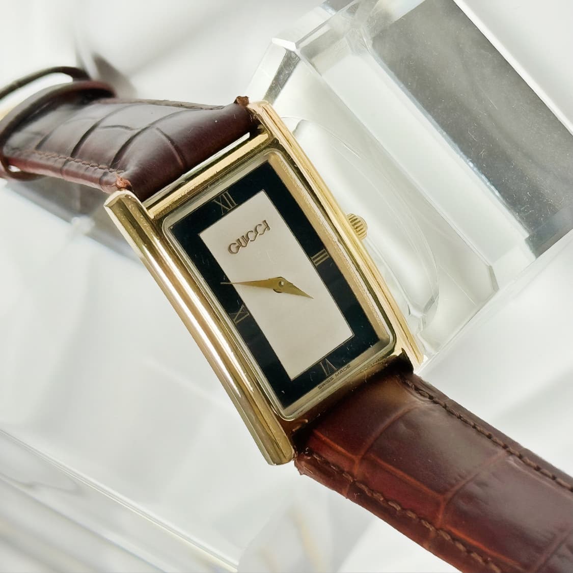 80's90's 구찌 빈티지 스퀘어 탱크 워치 상품이미지5