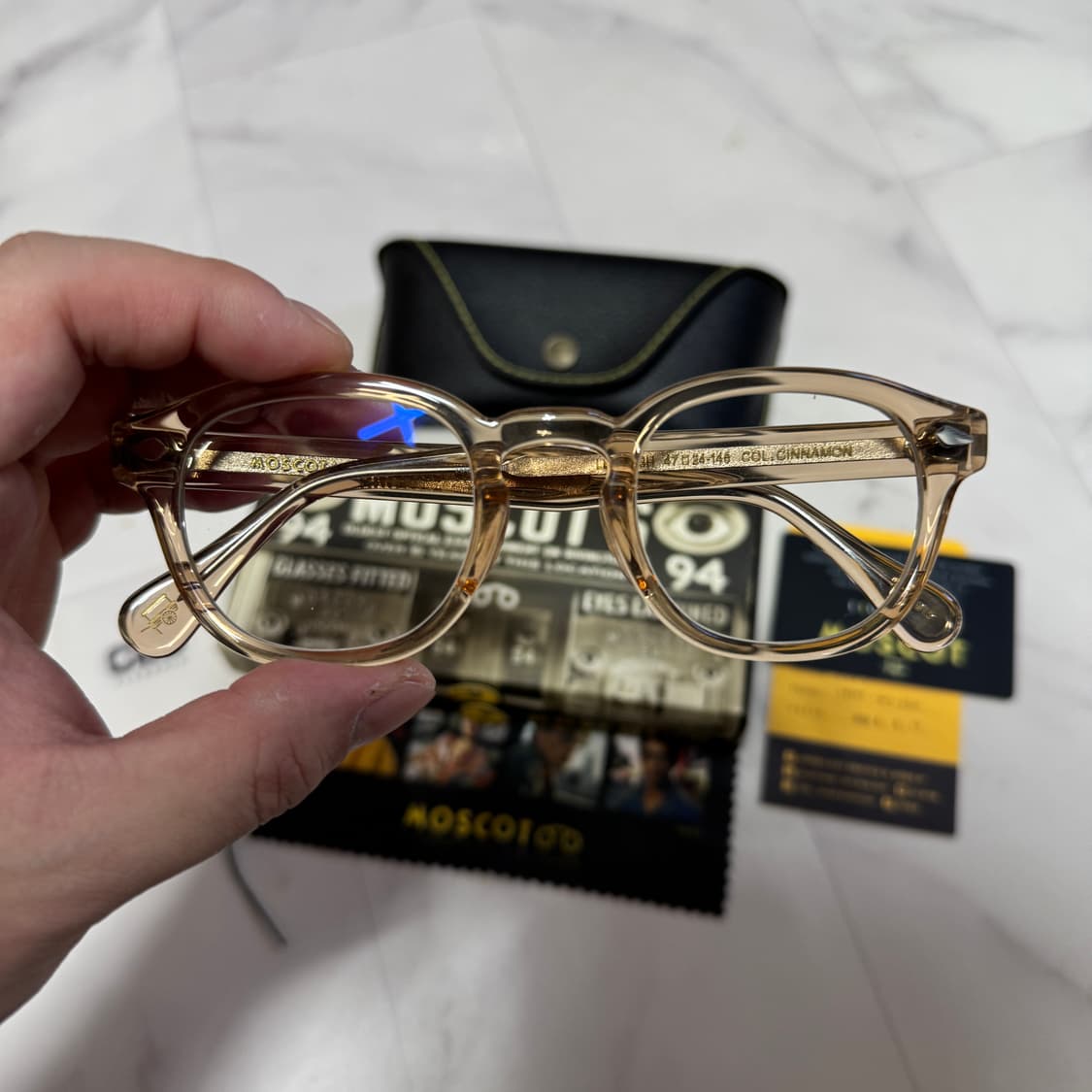 (실착 0회) 모스콧 렘토쉬 47 시나몬 풀박스 상품이미지3