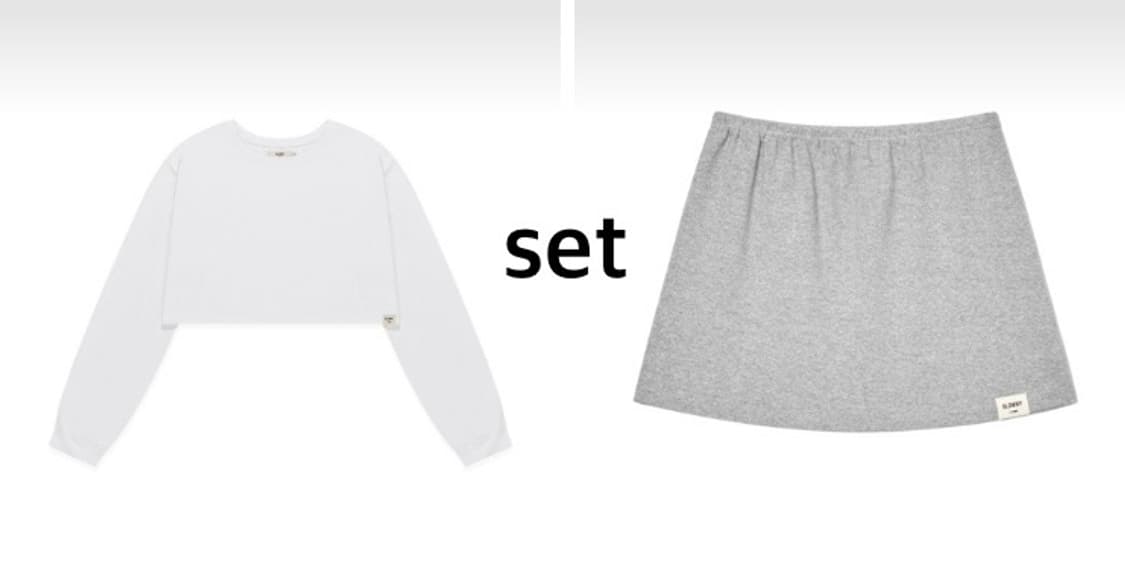 글로니 G CLASSIC 롱슬리브, 스커트 set 판매 상품이미지1