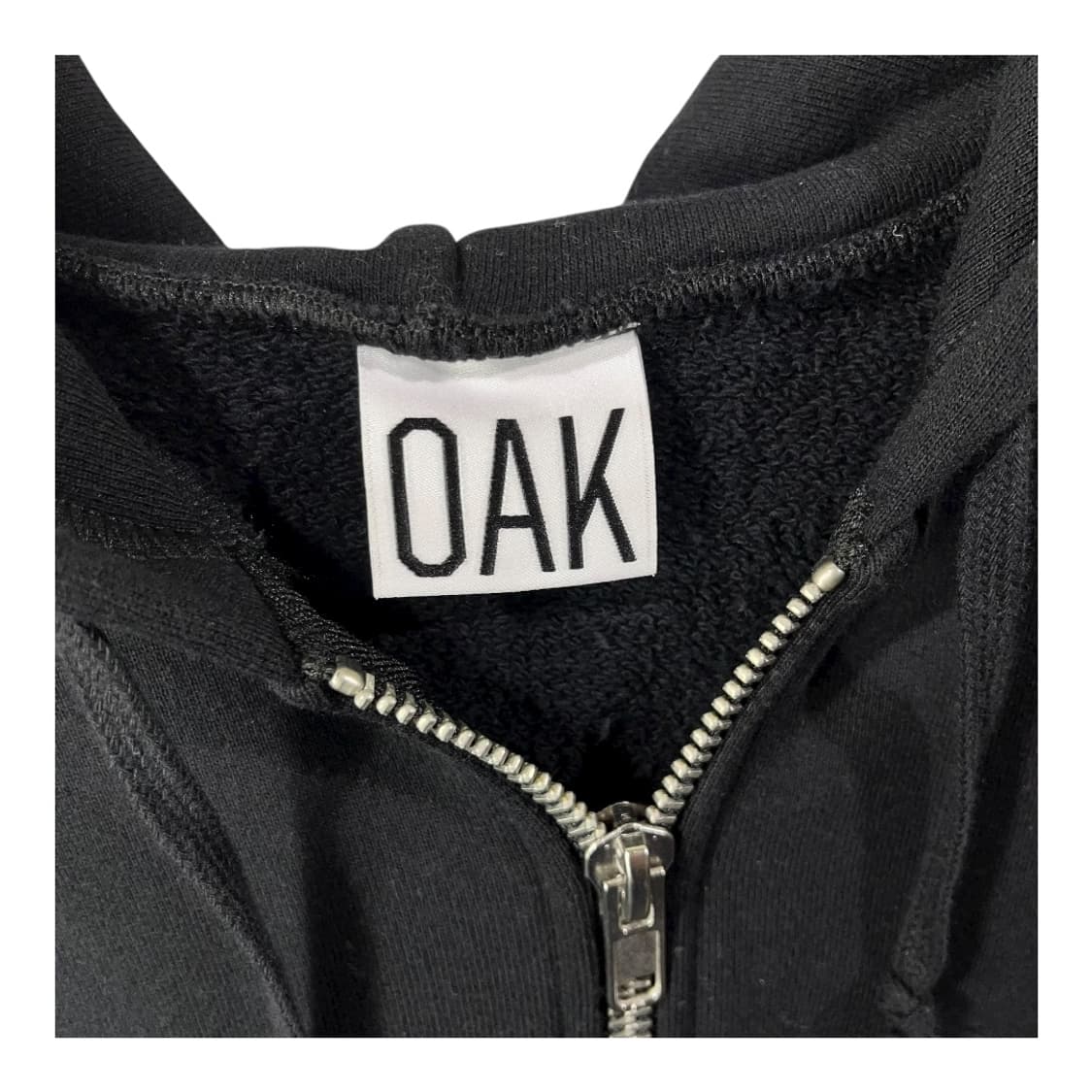 [OAK NY] 블랙 후디 집업 베스트 상품이미지5
