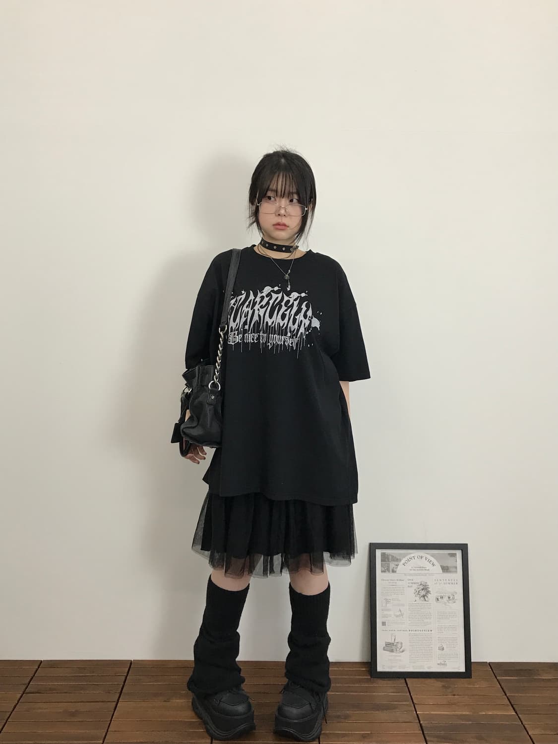 Rad Four Real Gothic Logo Tee 상품이미지1