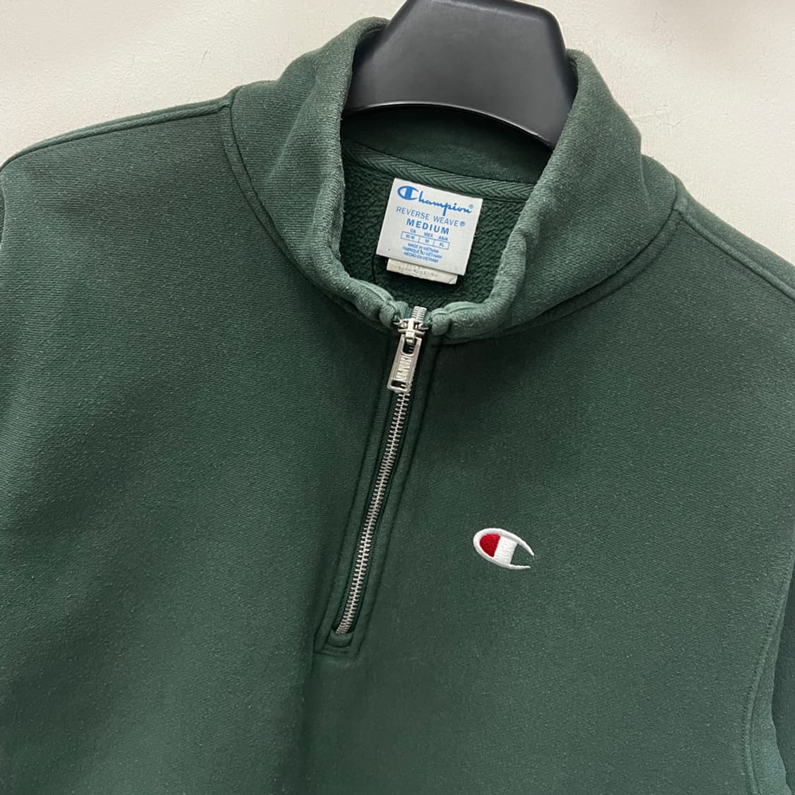 챔피온 리버스위브 반집업 맨투맨 해외 M 상품이미지3