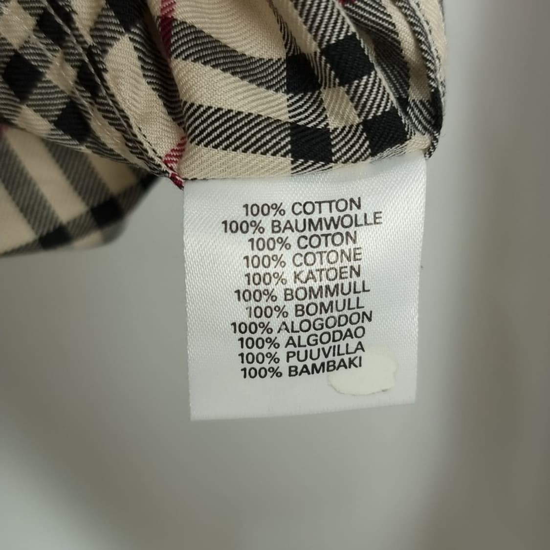 [버버리] 로고 자수 빈티지 체크 셔츠 P01168 상품이미지8