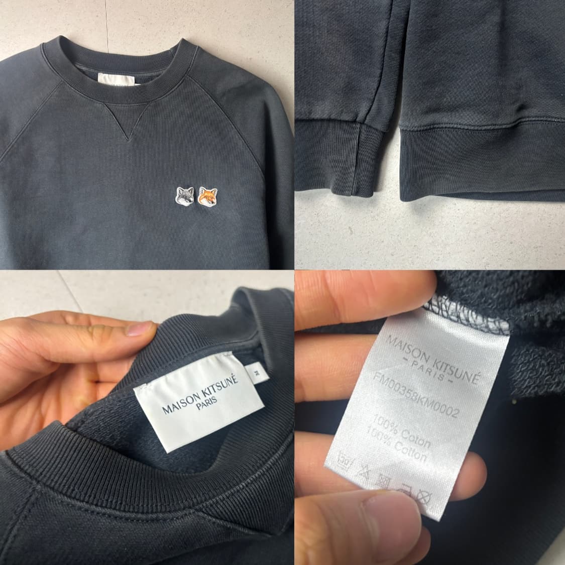 메종키츠네 맨투맨 상품이미지3