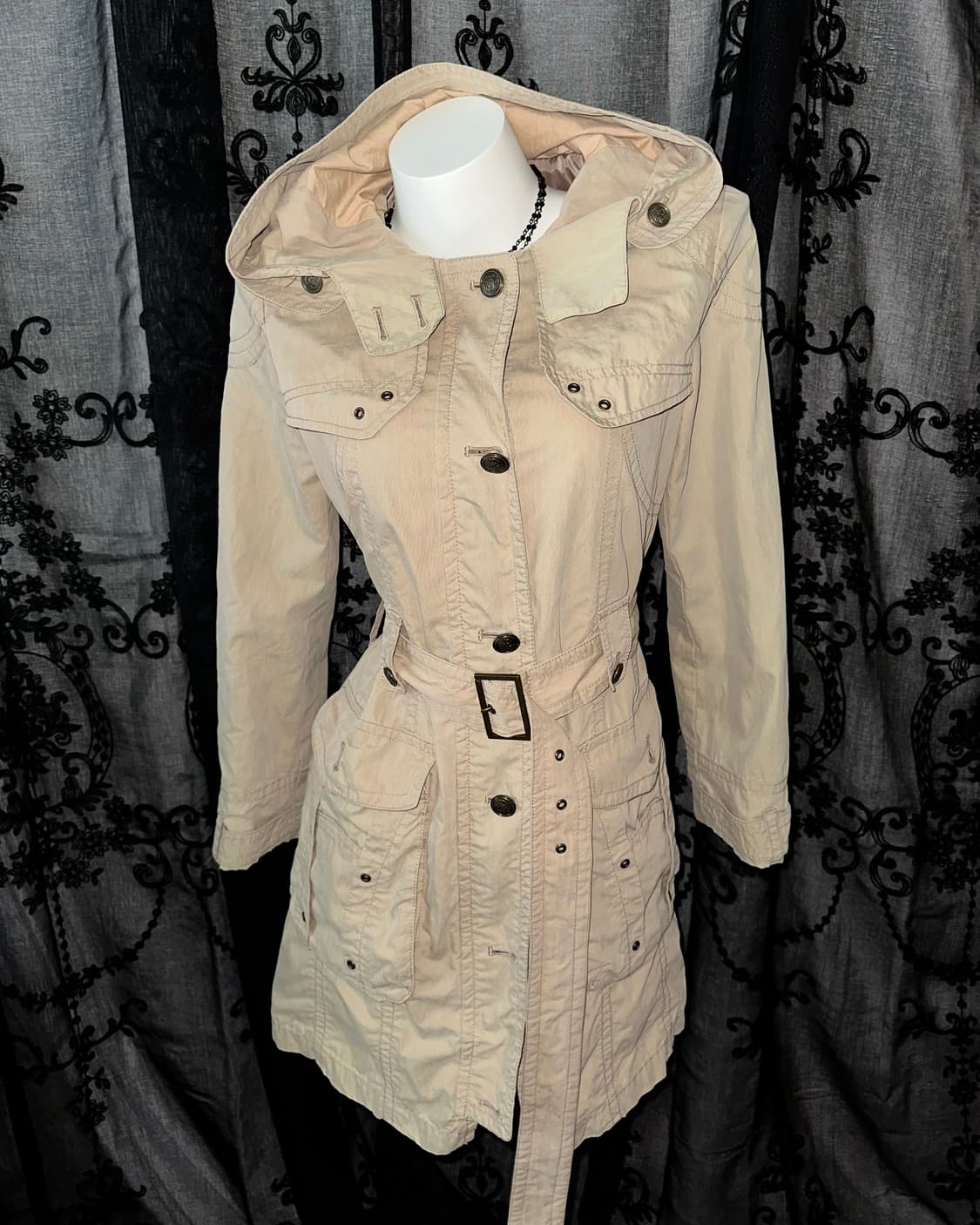 light brown trench coat 상품이미지2