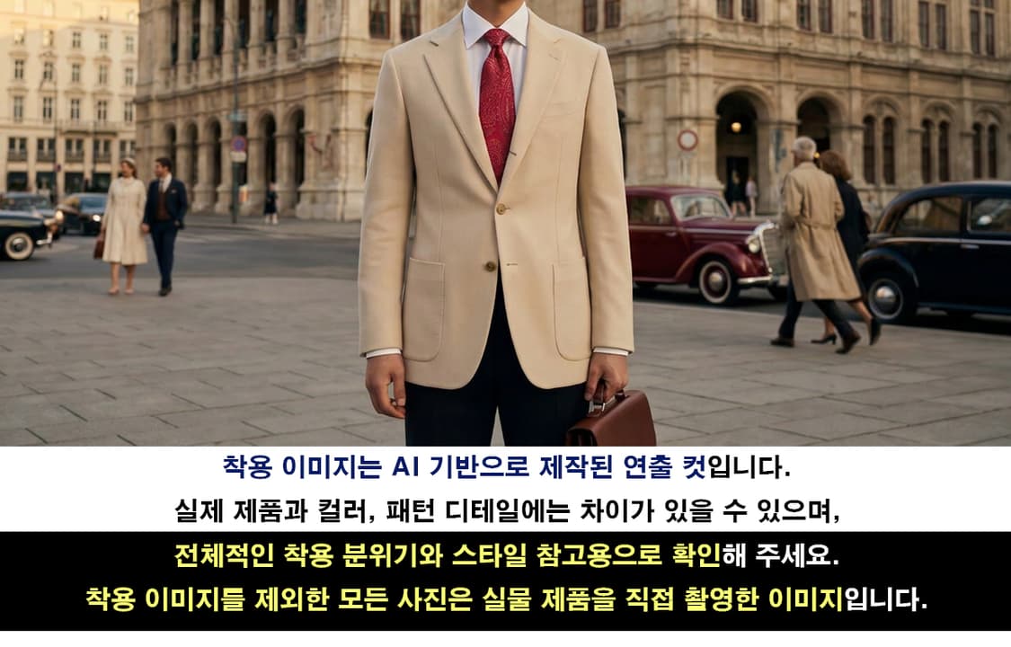 타미힐피거 실크 레드 페이즐리 넥타이 9cm A+등급 E1147
 상품이미지3
