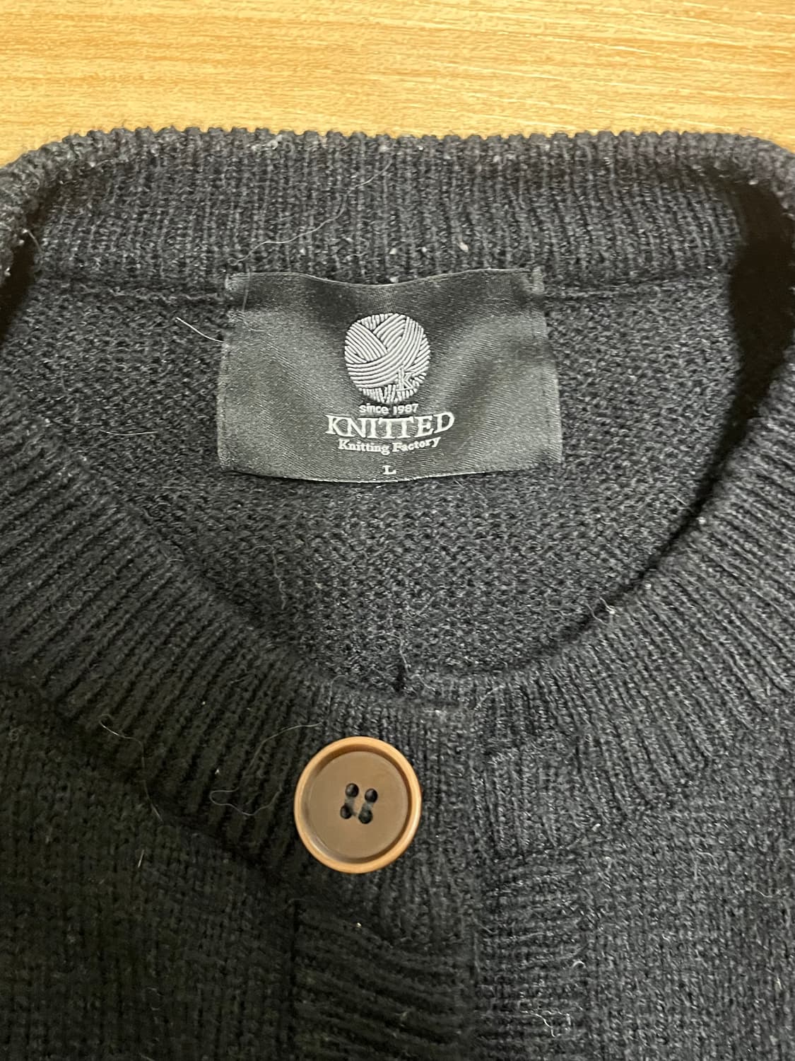 KNITTED 니트 가디건 L 상품이미지3