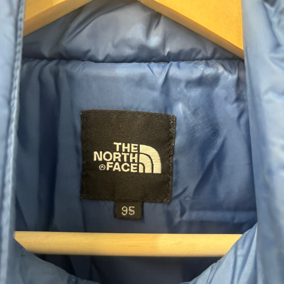 노스페이스 블루 경량패딩 자켓 M 상품이미지7