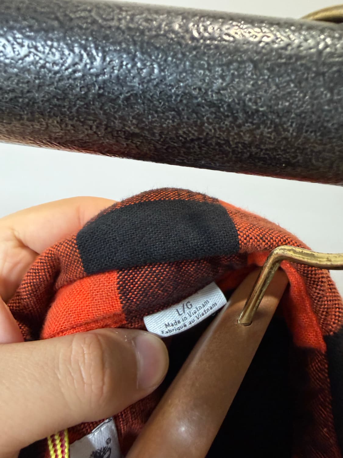 (L) 팀버랜드 레드 버팔로 체크 플란넬 셔츠 상품이미지5