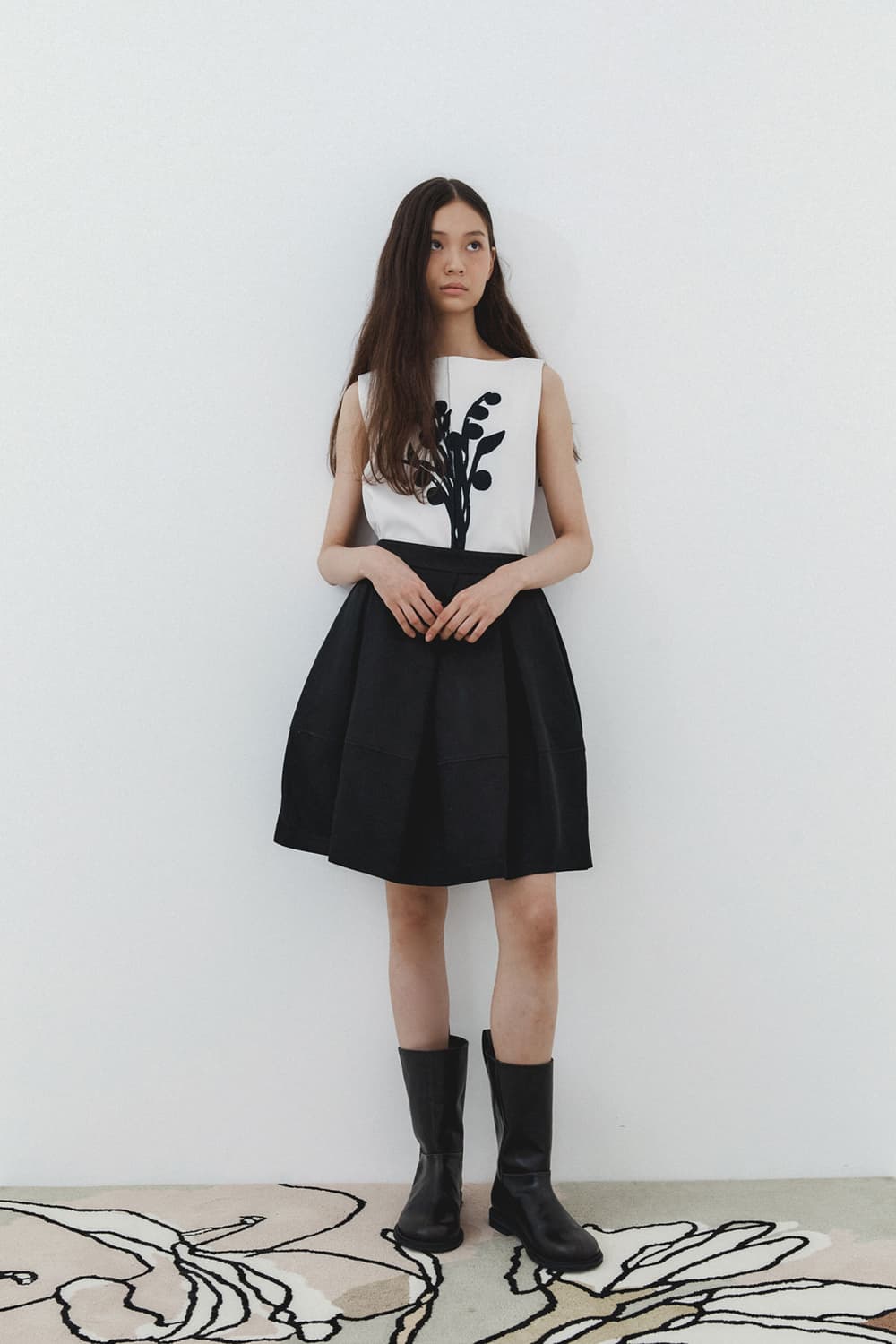 에핑글러 PUMPKIN SKIRT - BLACK 상품이미지4