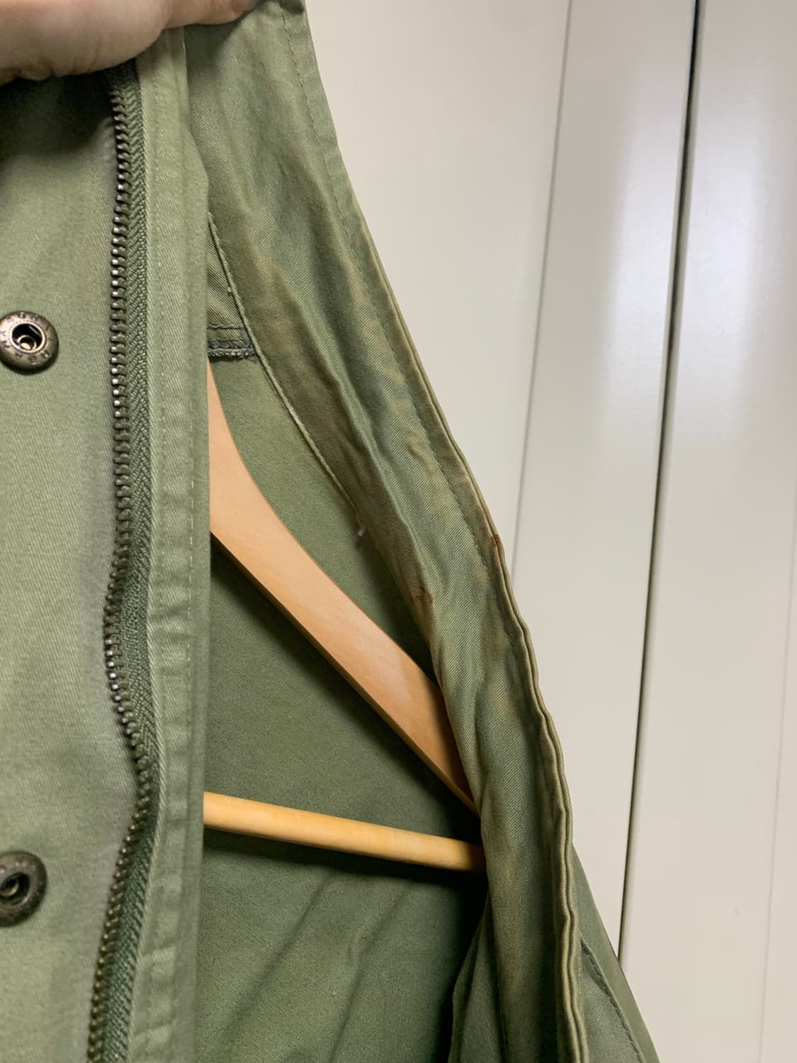 페인팅 야상 상품이미지4