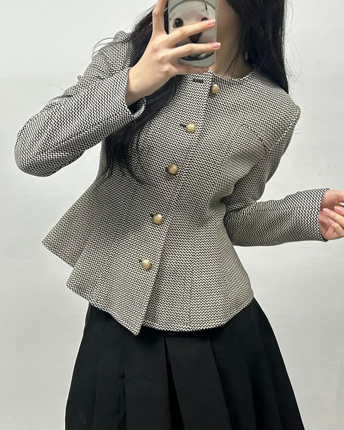 모조에스핀 MOJO.S.PHINE 하운드투스 노카라 자켓 상품이미지1