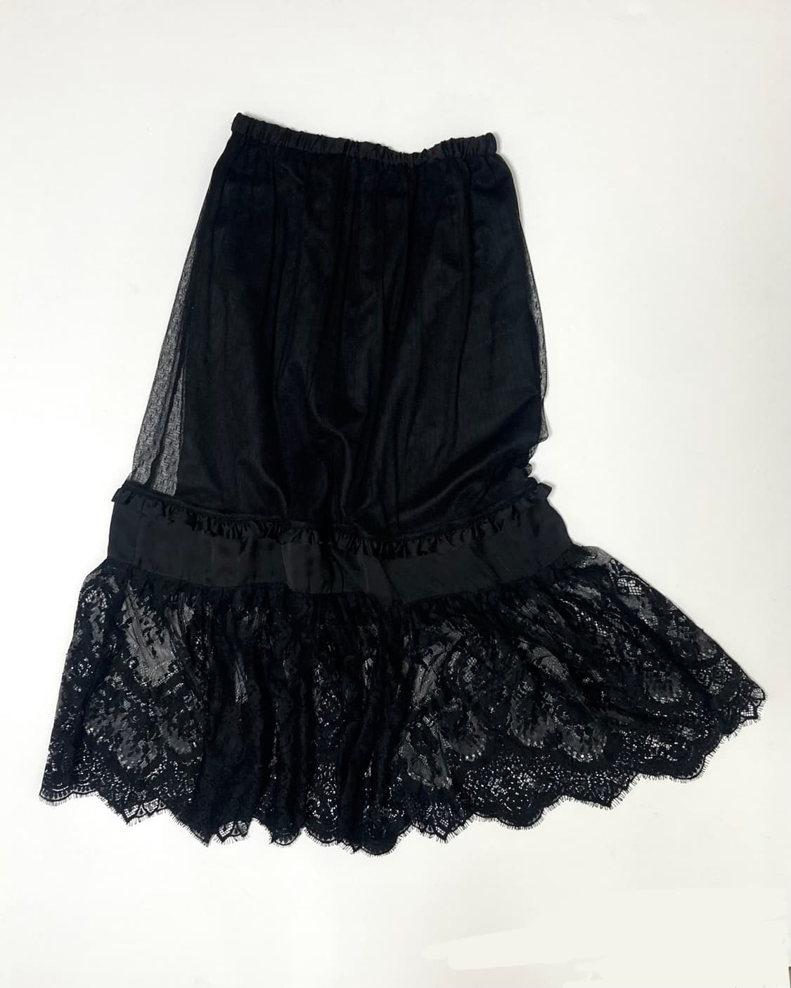 GU x undercover 블랙 스커트 상품이미지1