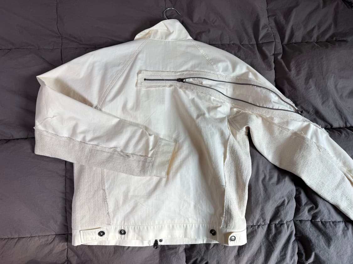 SANSANGEAR AFFINE CURVE JACKET IVORY 상품이미지2