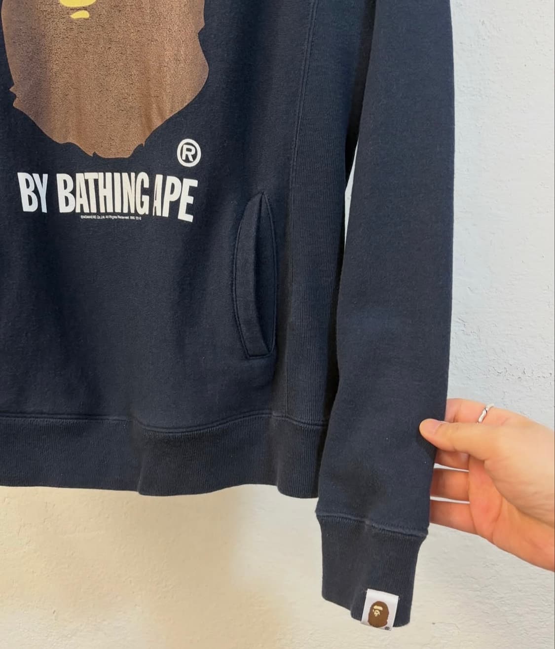 베이프 딱붙핏 후드티 상품이미지7