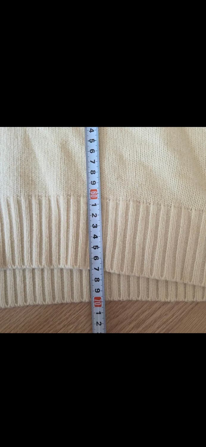 폴로 랄프로렌 V넥 니트 아이보리 L 상품이미지8