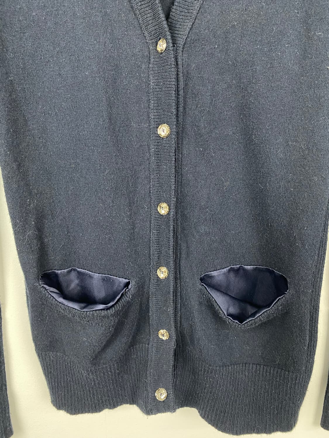 아베크롬비 네이비 포켓 포인트 가디건 S 상품이미지3