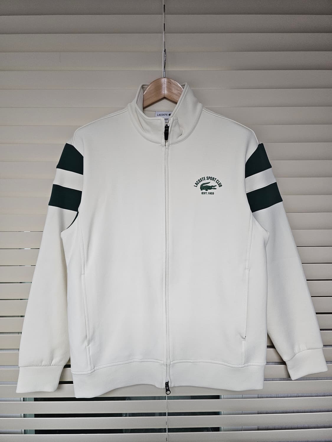 라코스테 스포츠 테니스 집업 자켓 아이보리 100 상품이미지1