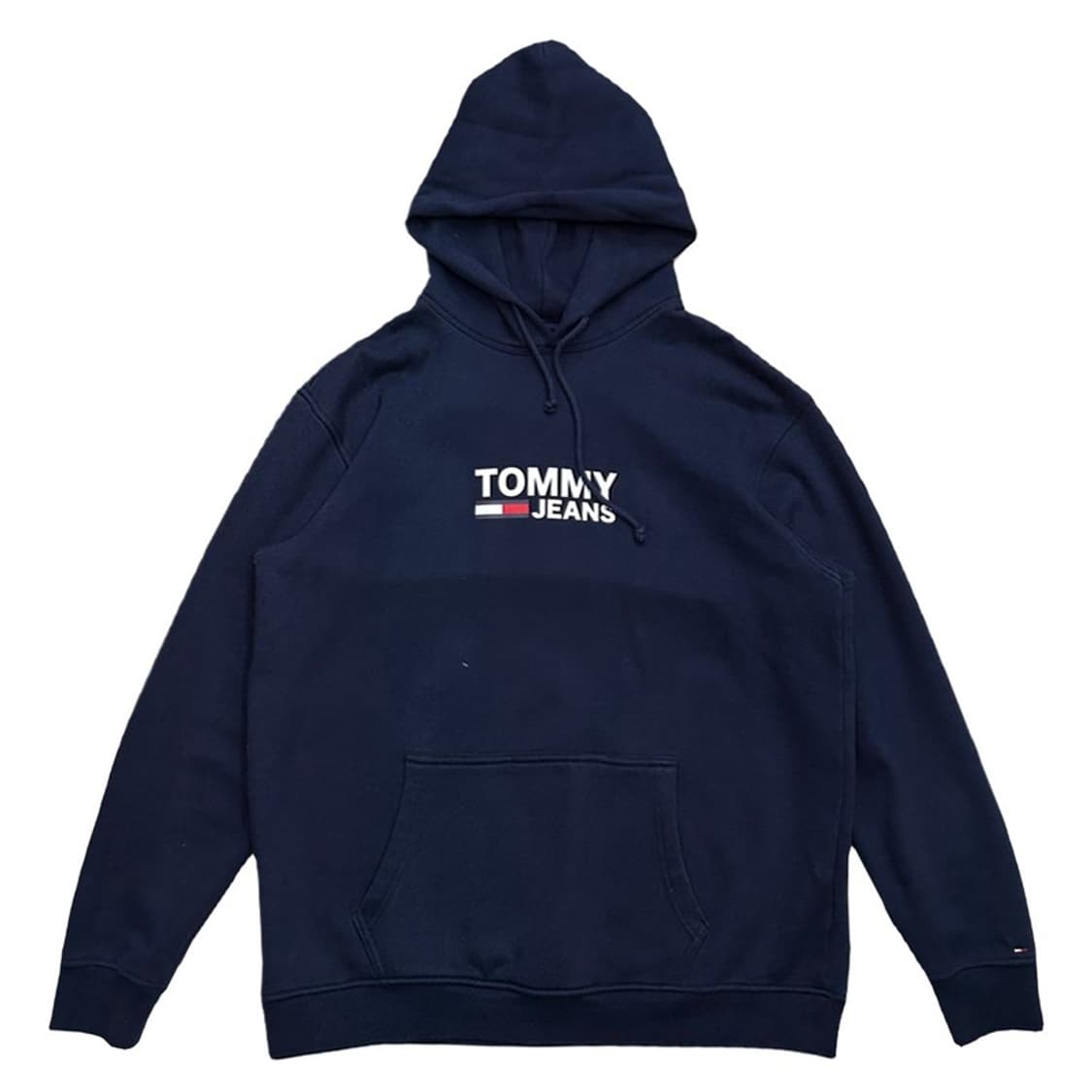 타미진스 그래픽 레귤러 후드티 네이비 XL 상품이미지1