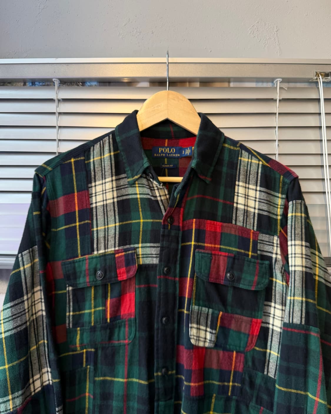 Polo Ralph Lauren PATCHWORK CHECK FLANNE 상품이미지2