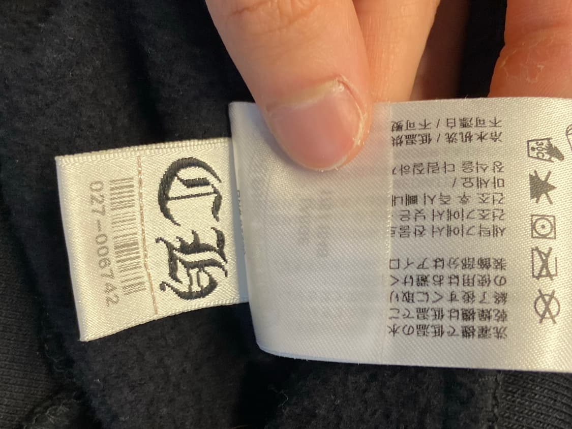 크롬하츠 홀스슈 플로랄 플리스 후드집업 사이즈 L 상품이미지9