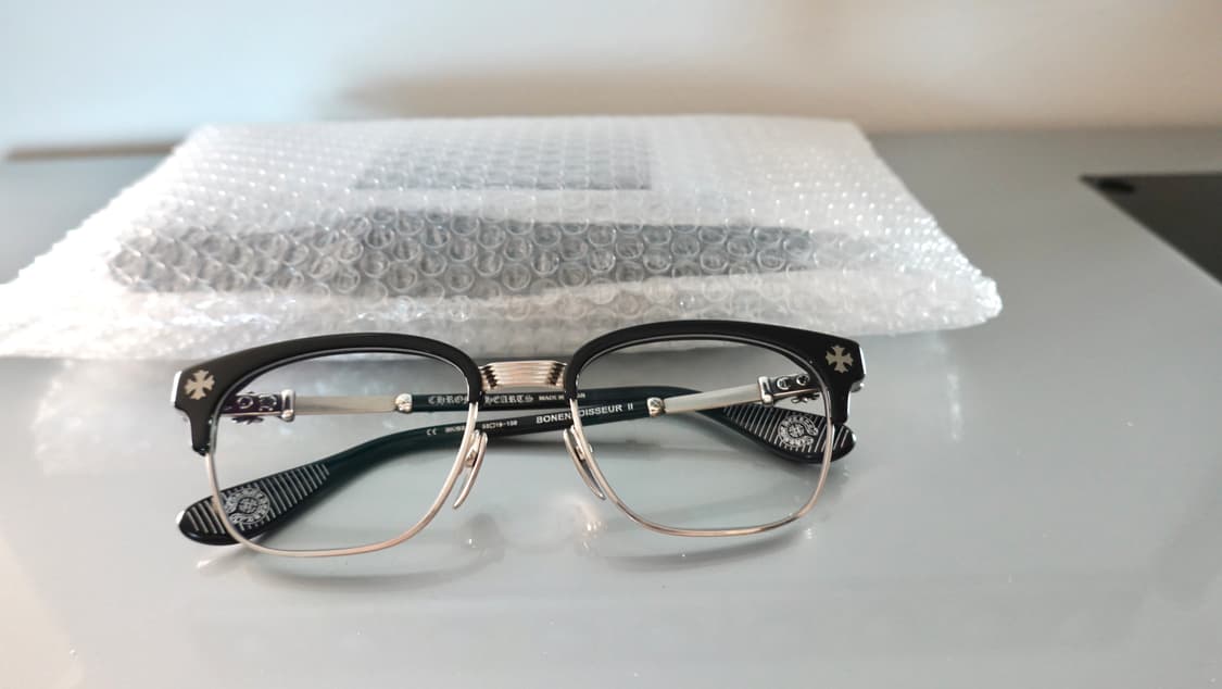 크롬하츠 보넨노이슈어2 블랙/브러쉬드실버 안경 상품이미지1