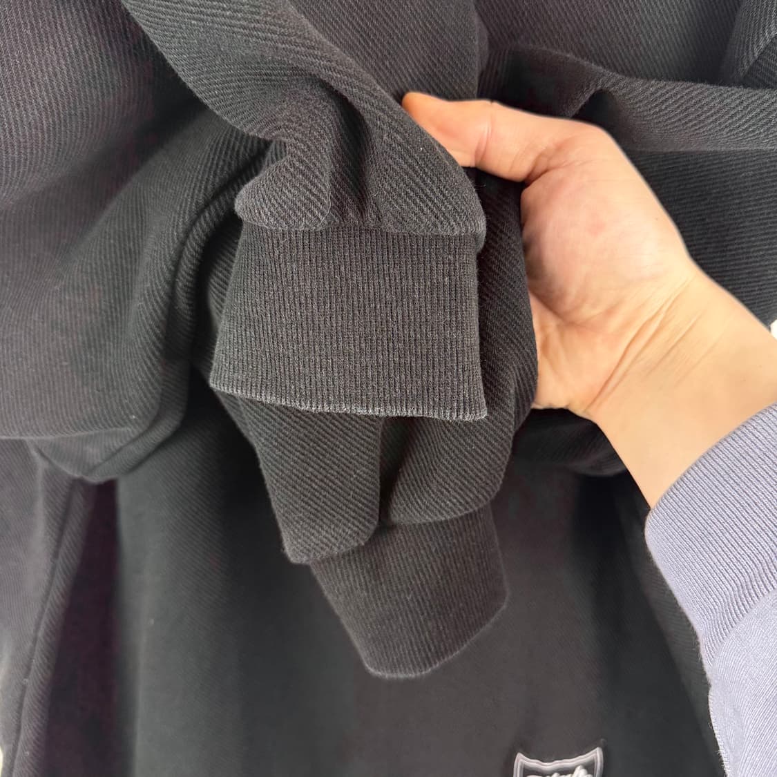 (무료배송)95) 마인드브릿지 카라 맨투맨 블랙 상품이미지4