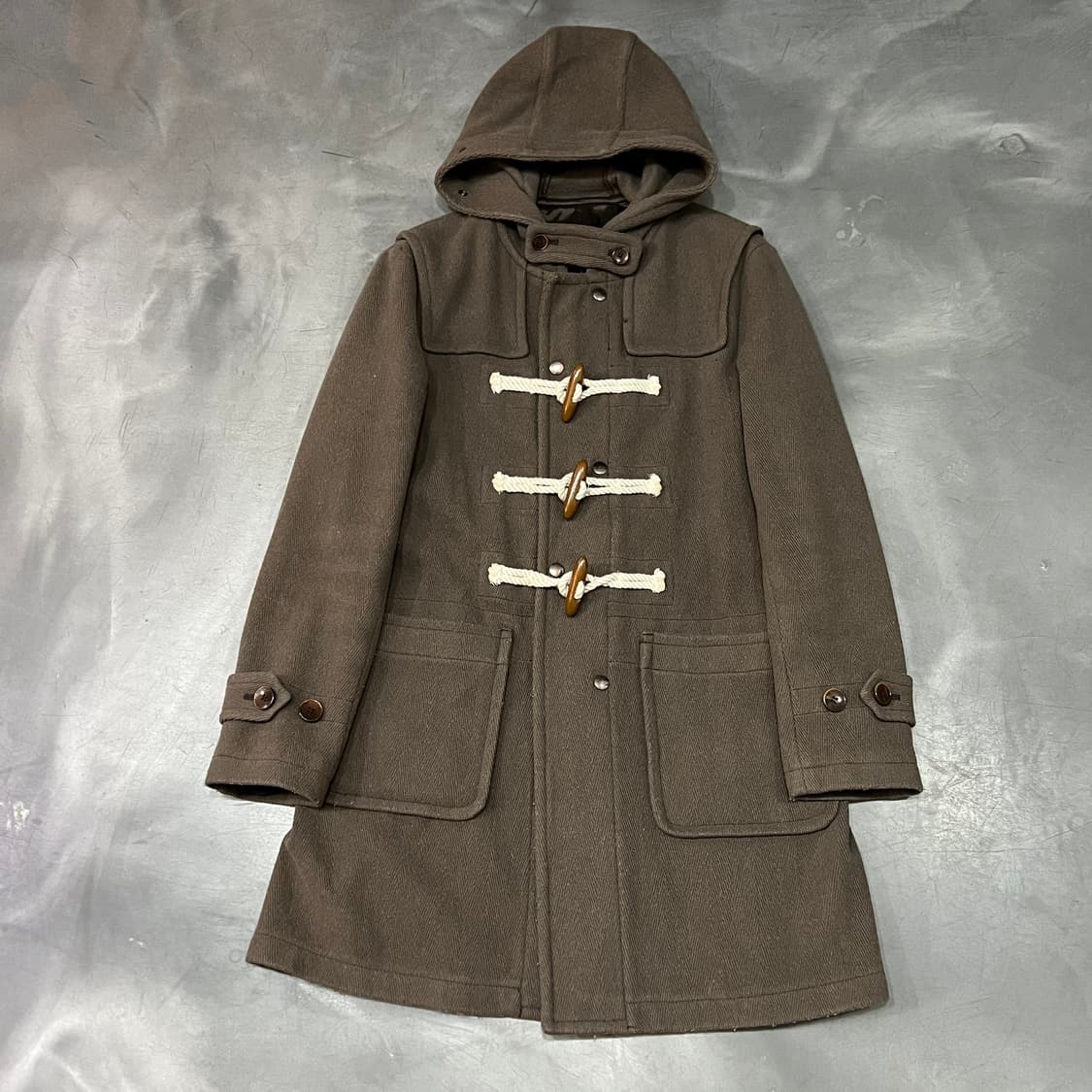  꼼사이즘 후드 더플 코트 y15450 상품이미지1