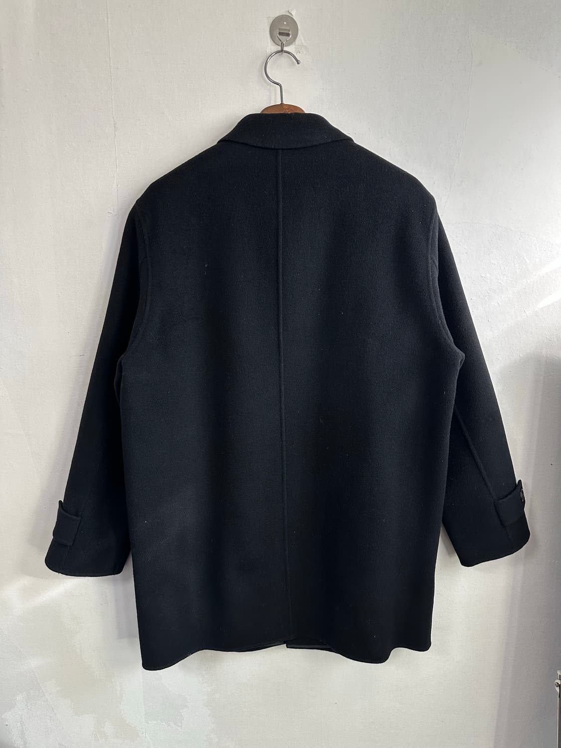 생로랑 블랙 캐시미어 코트 105 상품이미지3