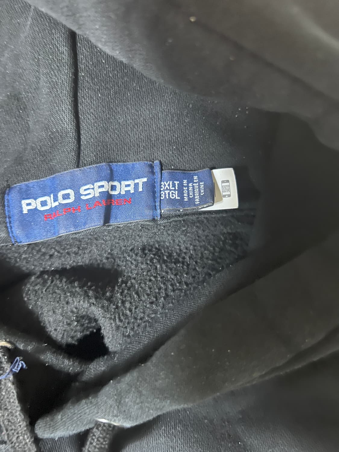 폴로 스포츠 블랙 후드티 XXL+스웨터 팬츠 세트 상품이미지2