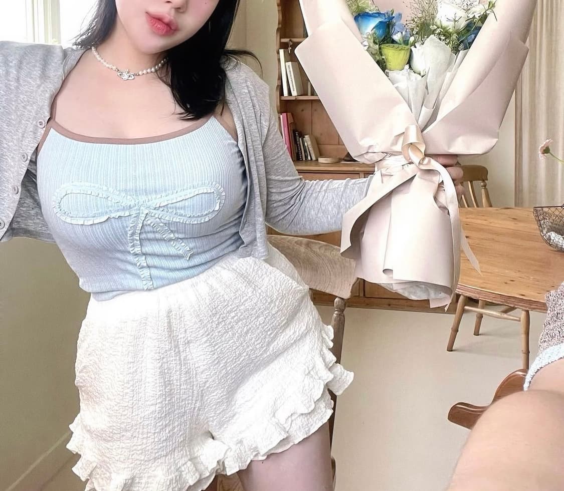 마가린핑거스 리본 탱크 탑 나시 상품이미지3