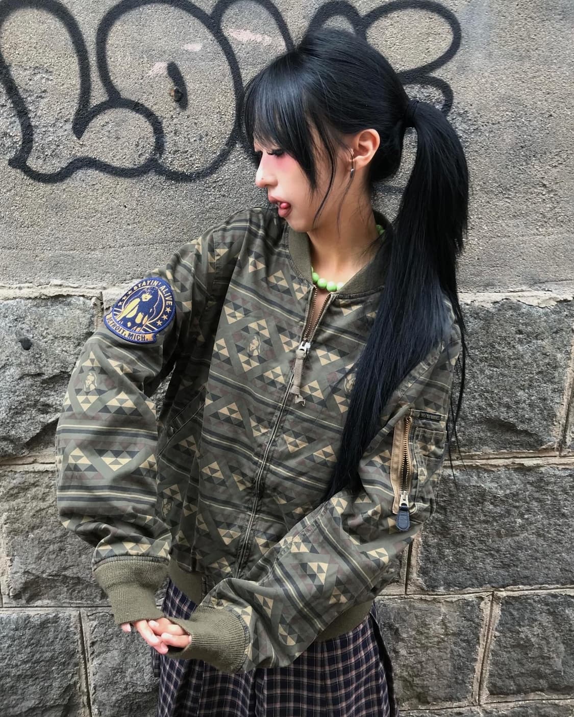Hysteric Glamour His Girl Ma-1 JK 상품이미지1