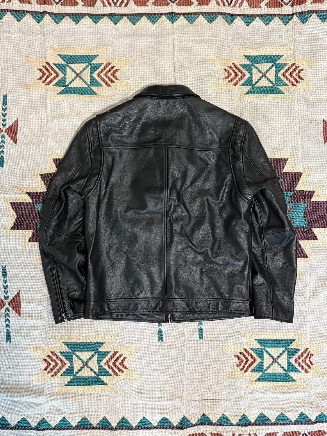 Cow leather rider jacket / 소가죽 라이더 자켓 상품이미지5