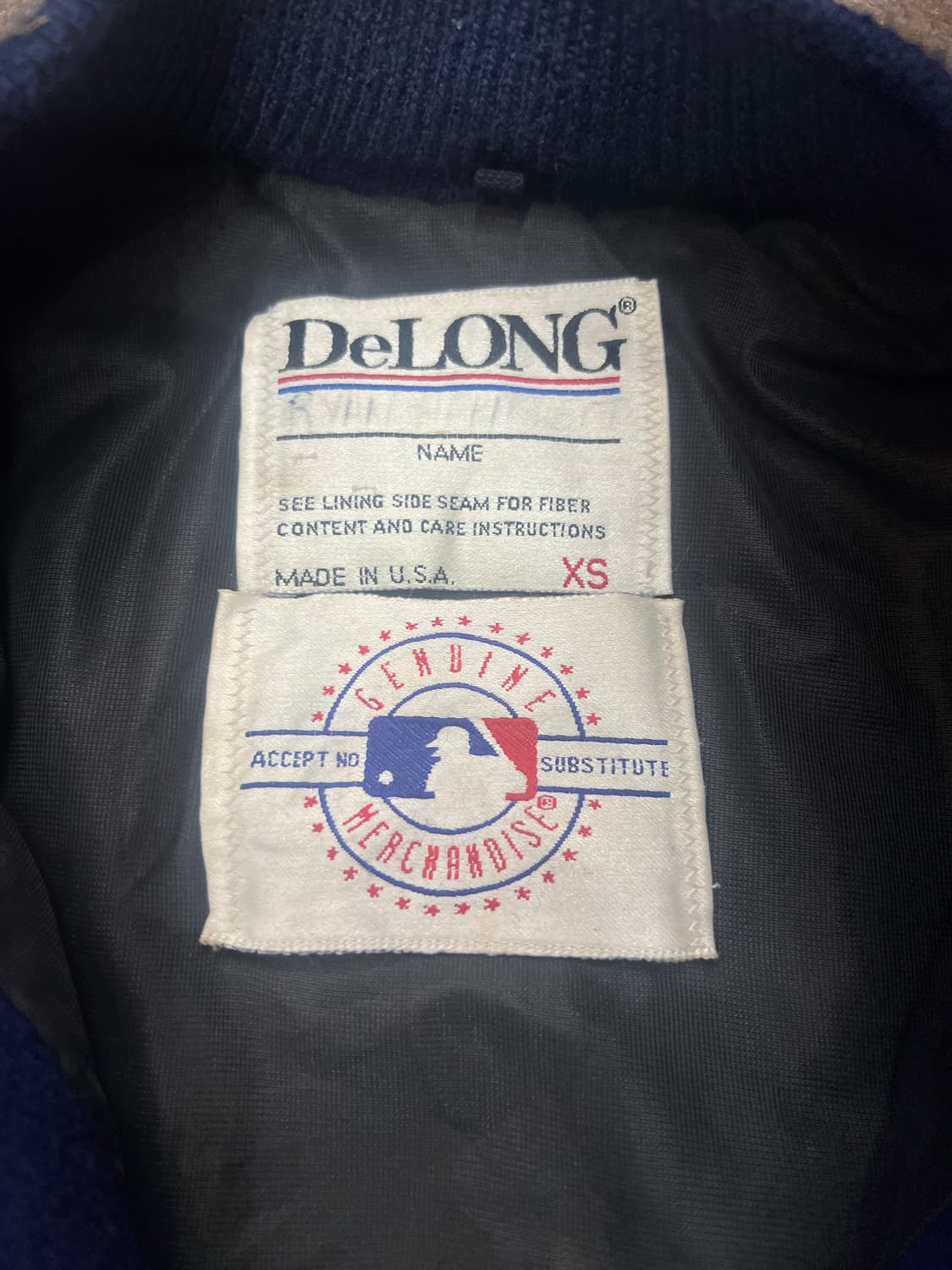 90’s DeLONG 애틀랜타 브레이브스 빈티지 바시티 자켓 상품이미지6