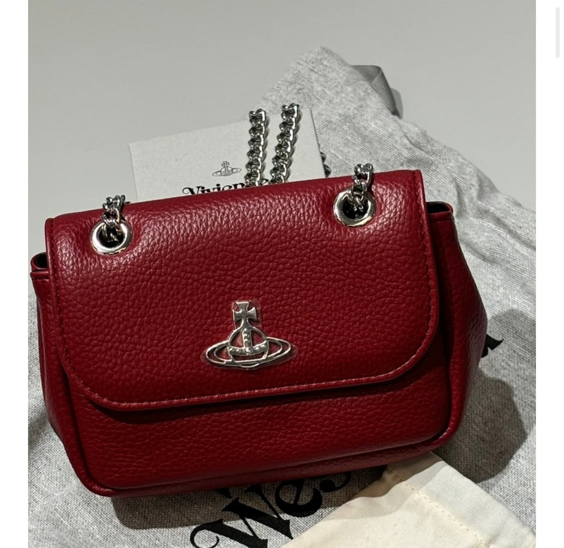 비비안웨스트우드 펄스 미니 체인백 레드 상품이미지1