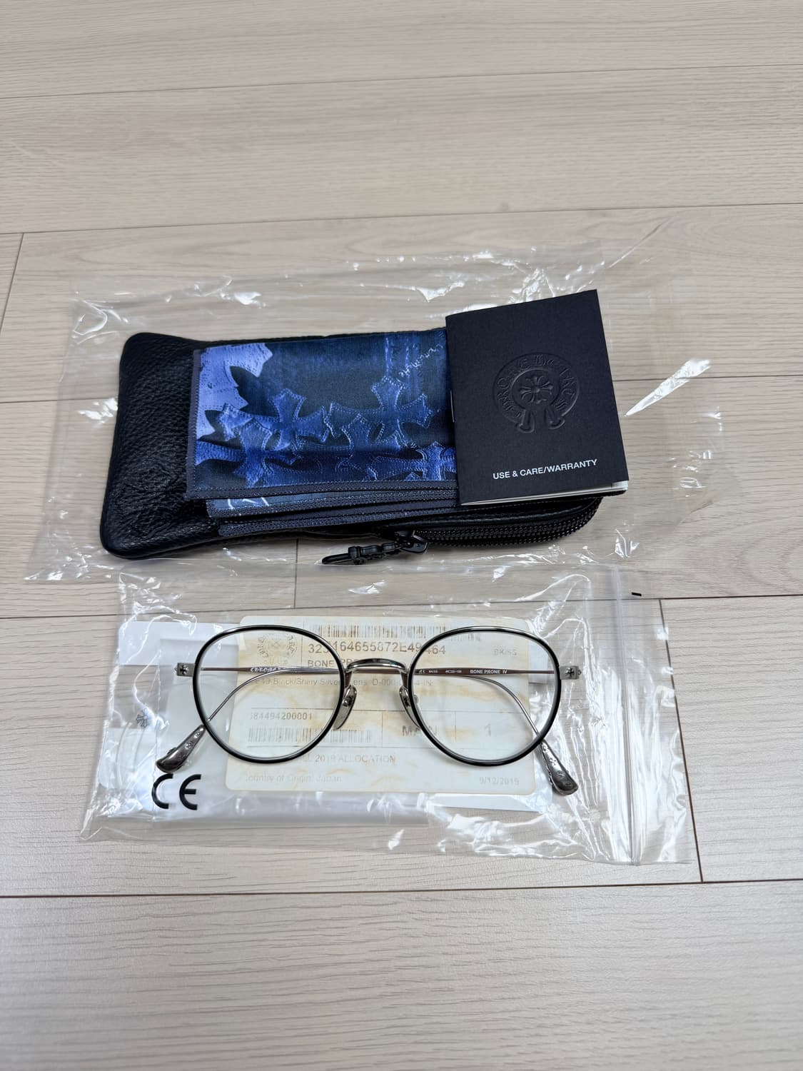 크롬하츠 본프론4 bone porne4 블랙실버 상품이미지1