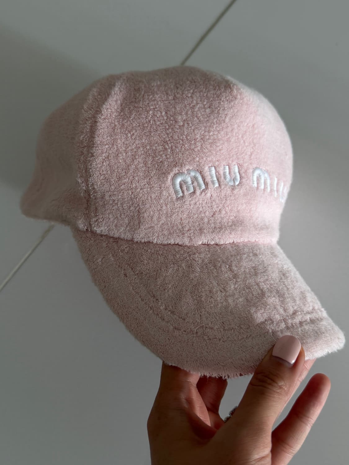 miumiu 테리 볼캡 상품이미지1