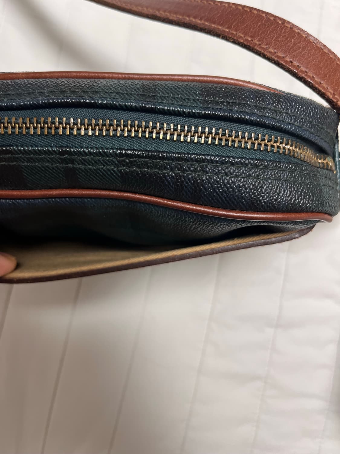 폴로 랄프로렌 체크 크로스백 상품이미지7