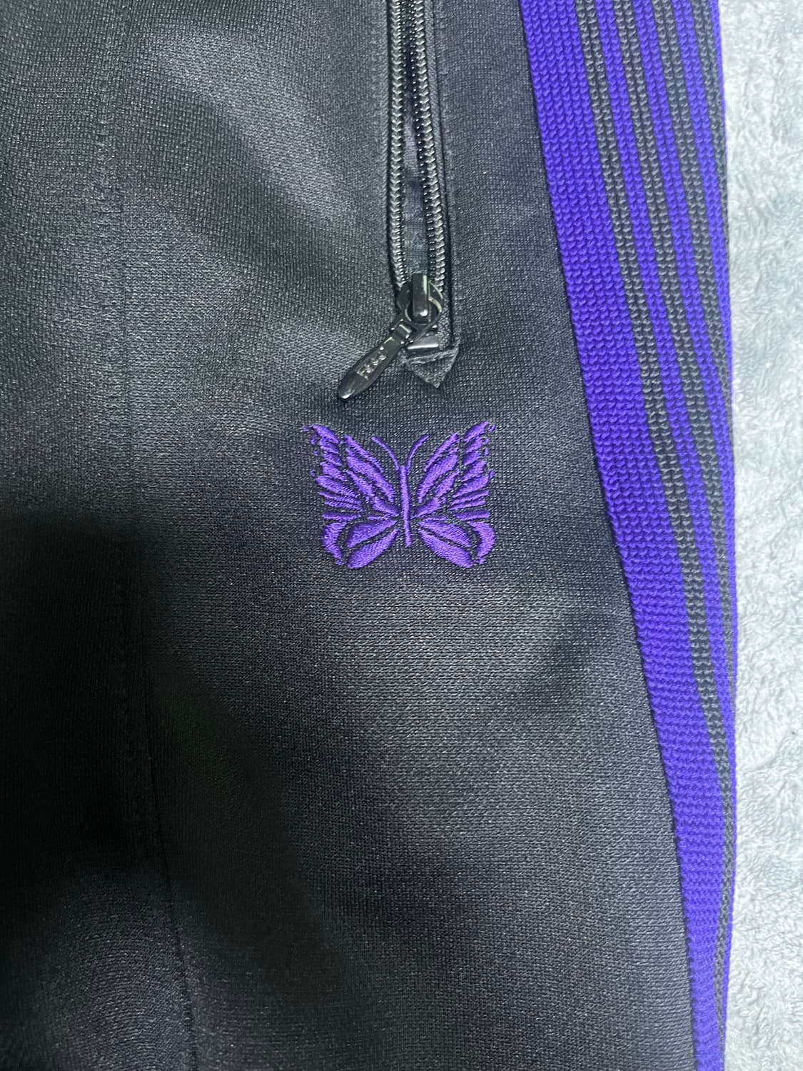 니들스 hd 트랙팬츠 s 블랙 퍼플 새상품 상품이미지2