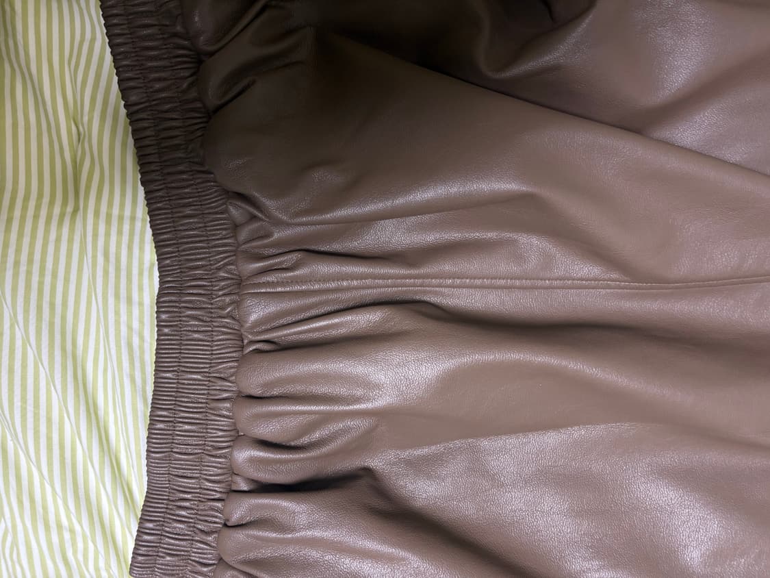 플레이스 스튜디오 비건 레더 무스탕 자켓 상품이미지5