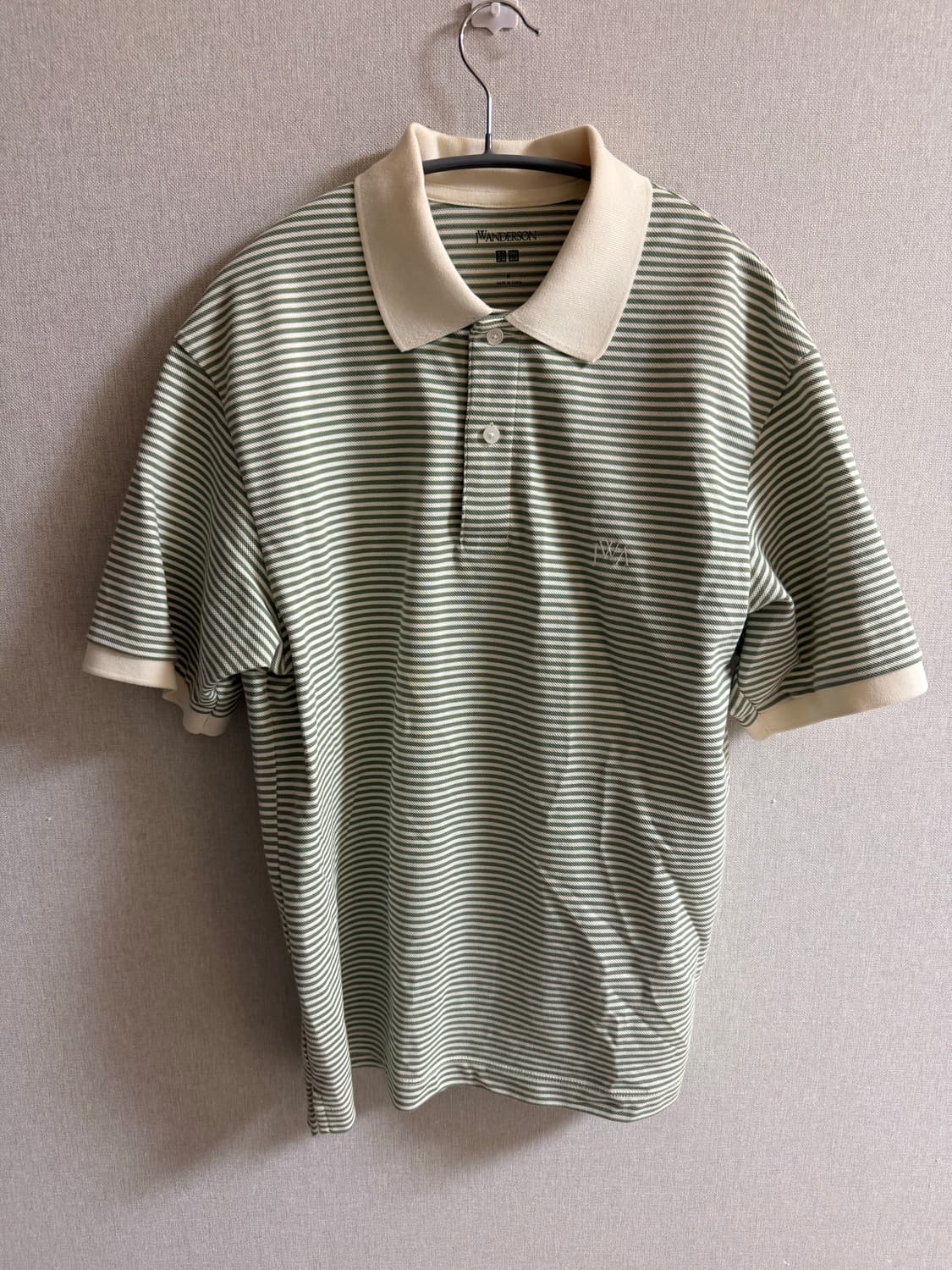 [M] 유니클로 jw anderson 반팔 카라 티셔츠 상품이미지1