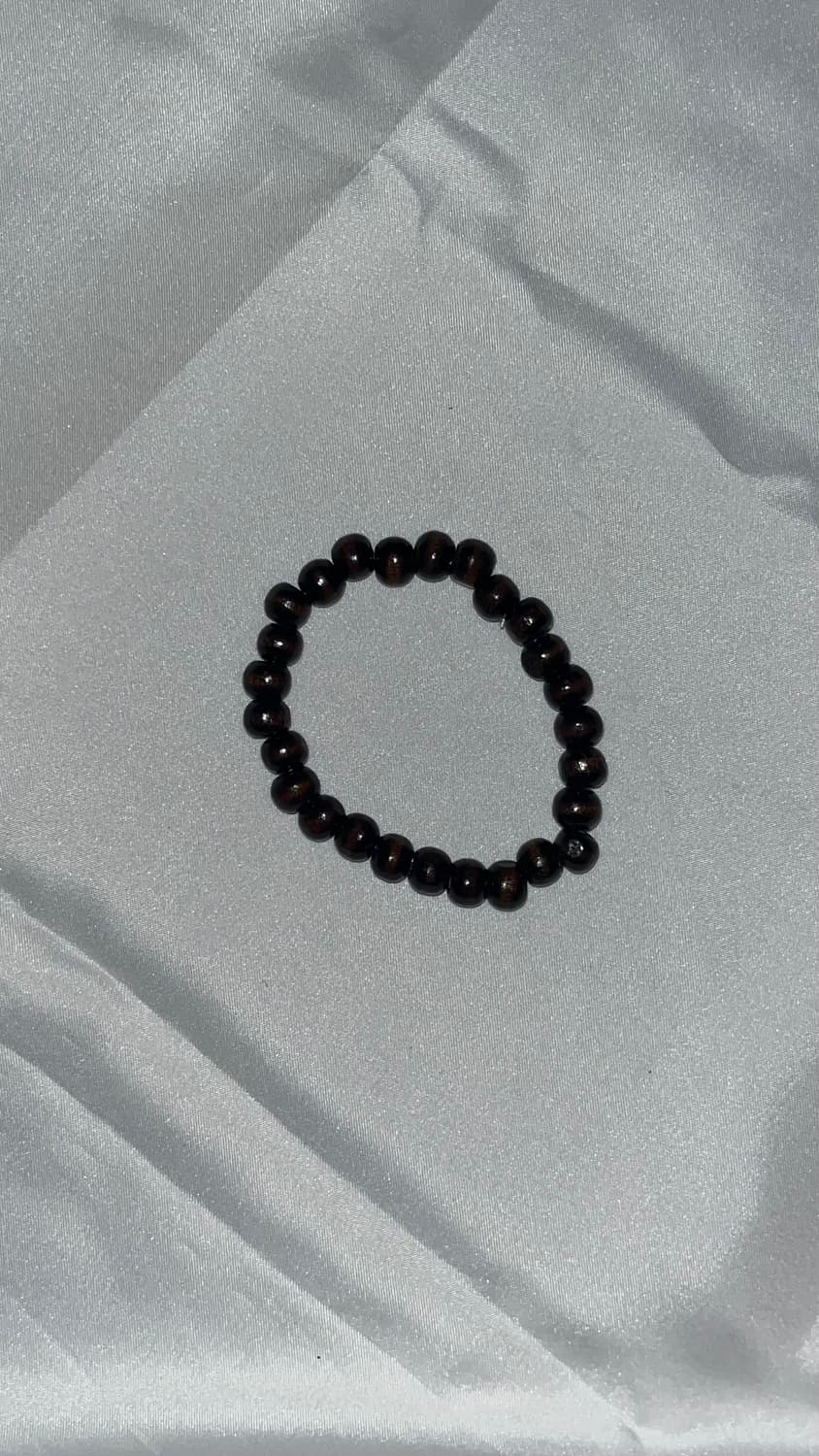 다크초코 우드 라운드팔찌 상품이미지2